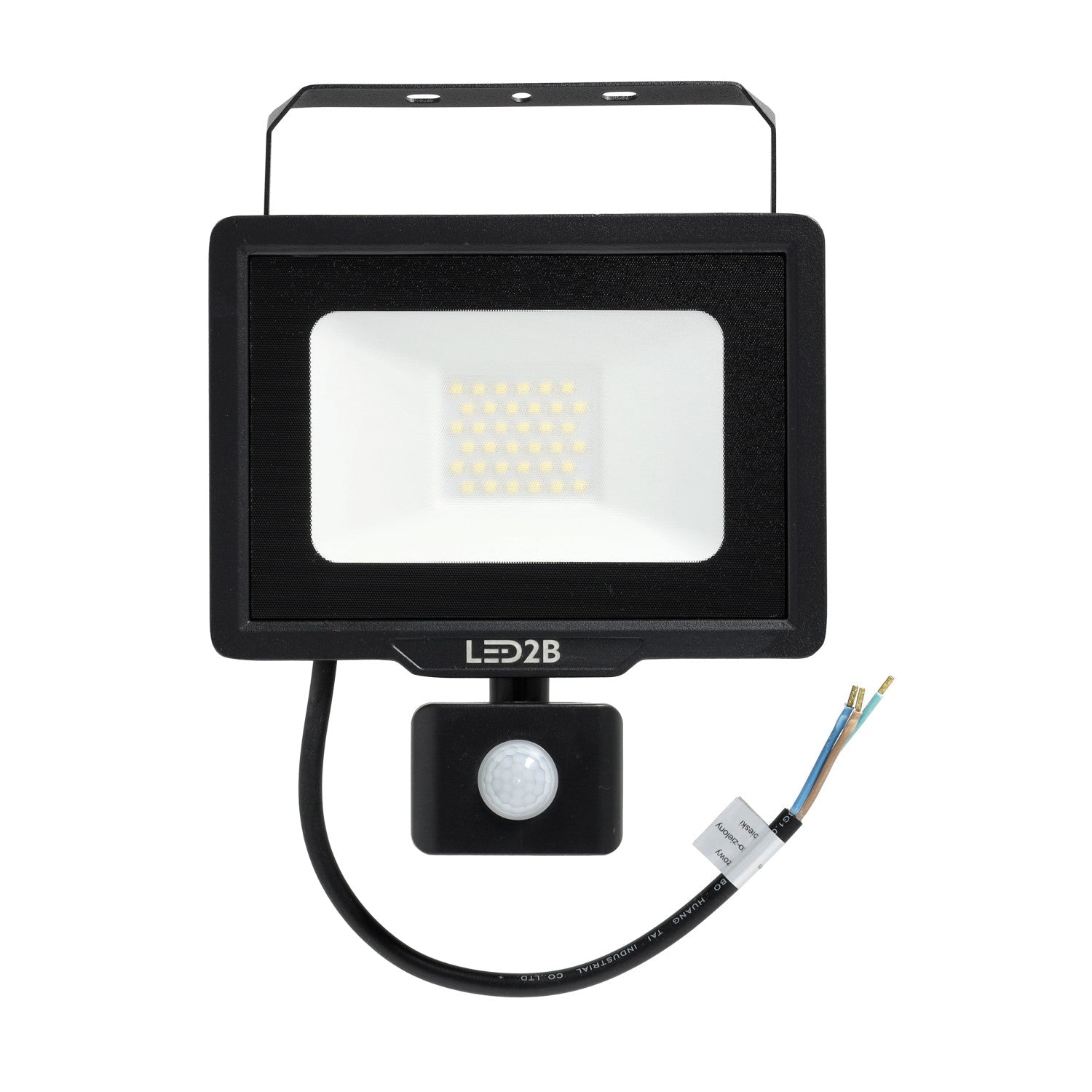 Praktyczny projektor oświetleniowy TOKIO PRO 30W czarny barwa zimnobiała - LAITICA