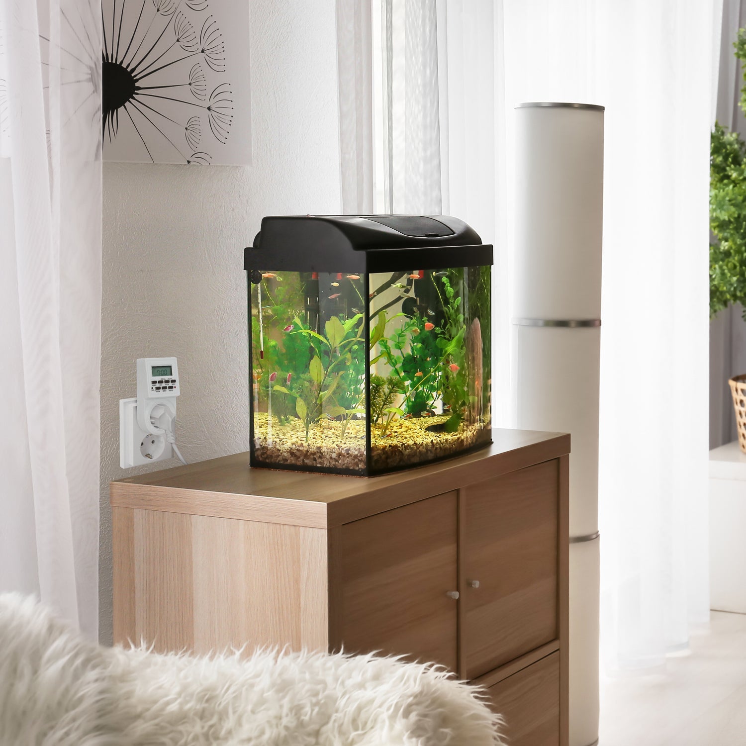 Programator Elektroniczny Czasowy do Gniazdka TIMER Wyświetlacz Wyłącznik - LAITICA