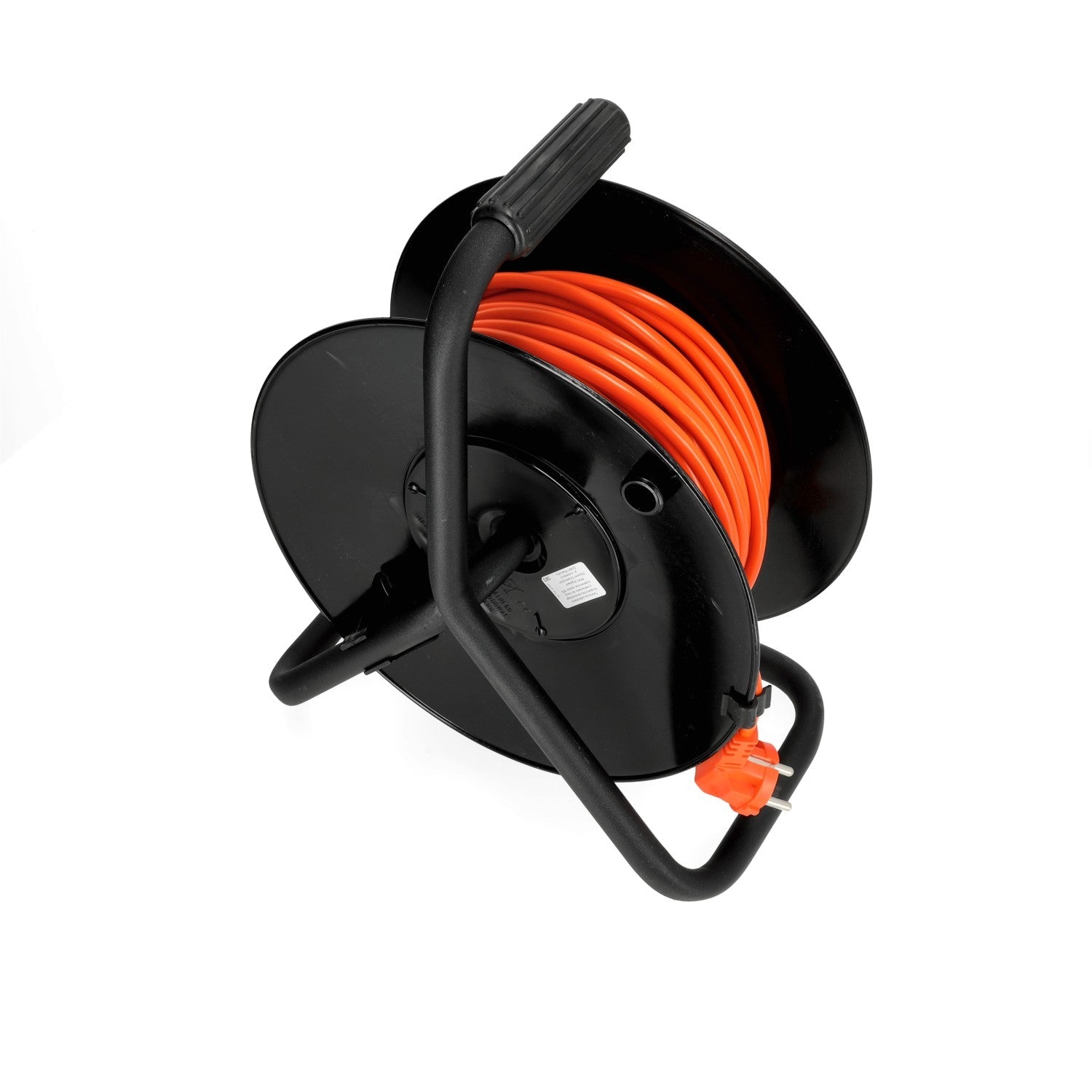 Przedłużacz bębnowy ogrodowy 25m 4 gniazda 3x1,5mm zwijany Z UCHWYTEM - LAITICA