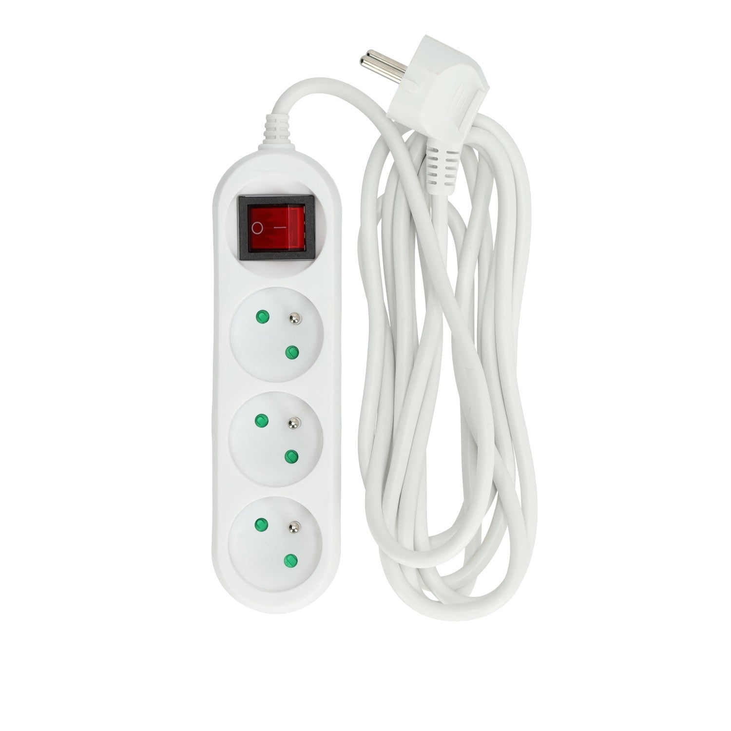 Przedłużacz LARGO 3 - gniazda długość 3 metry z uziemieniem i wyłącznikiem - LAITICA