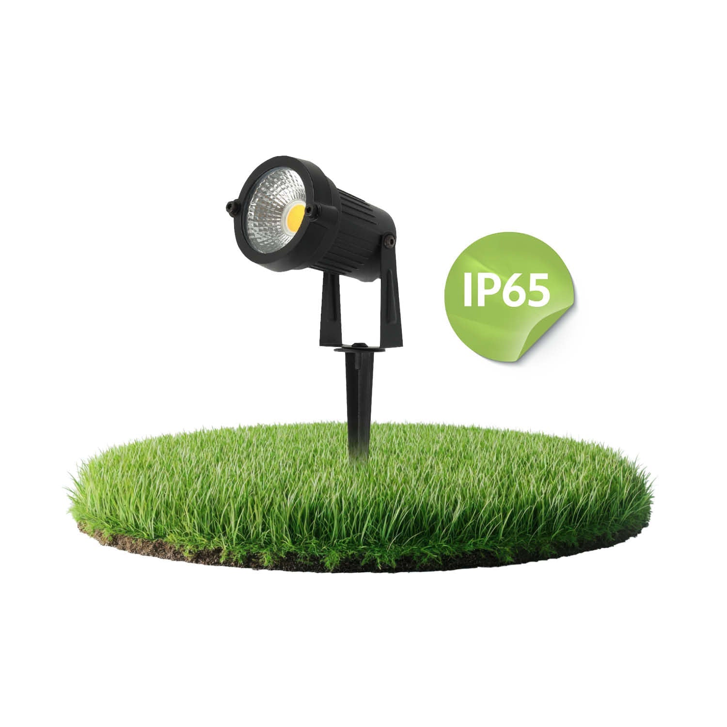 Reflektor LED do Ogrodu 5W 3000K IP65 Lampa Ogrodowa Zewnętrzna - 6szt - LAITICA