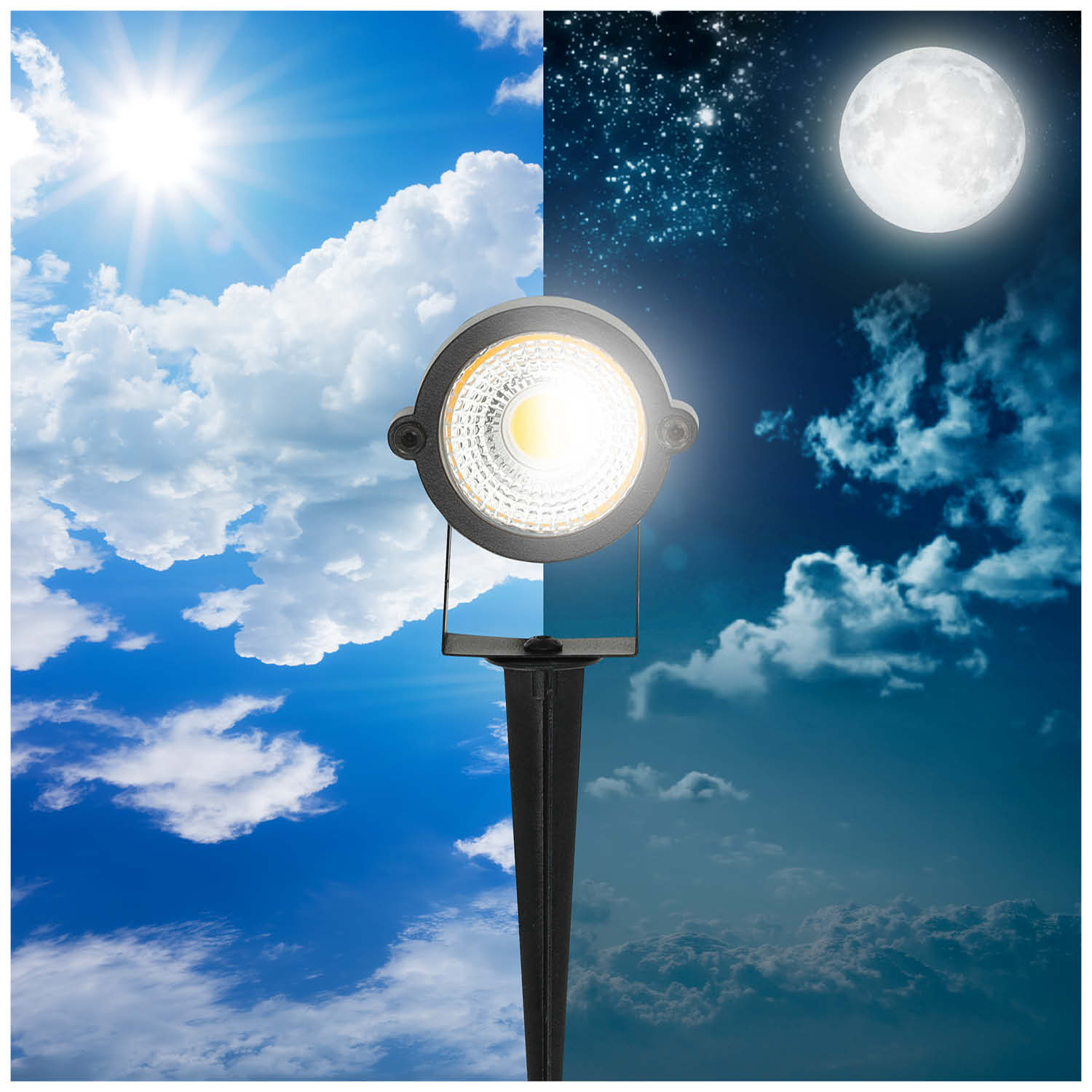 Reflektor LED do Ogrodu 5W 3000K IP65 Lampa Ogrodowa Zewnętrzna - 6szt - LAITICA