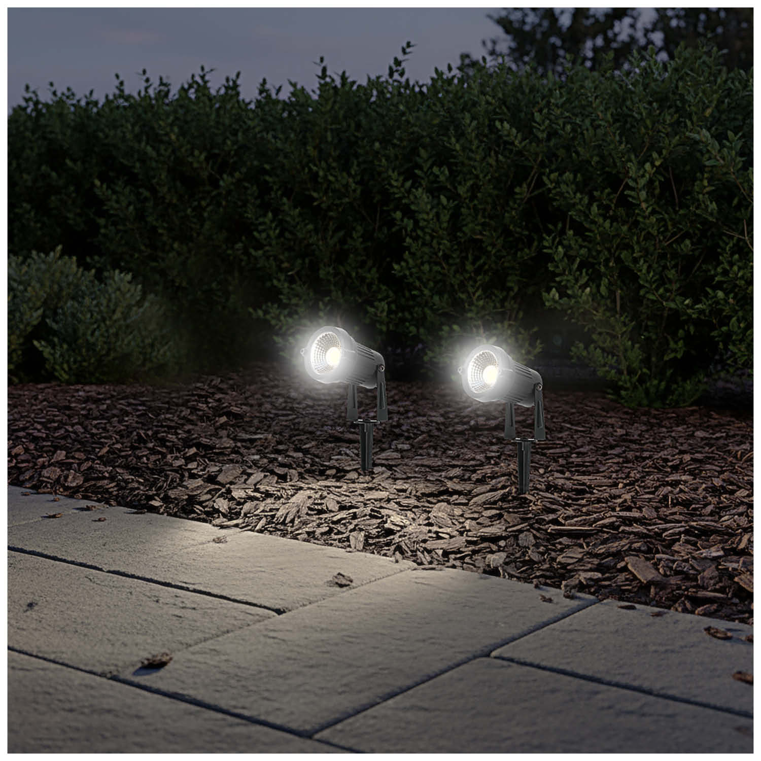 Reflektor Ogrodowy LED 5W IP65 Lampa Ogrodowa Zewnętrzna 4000K - LAITICA