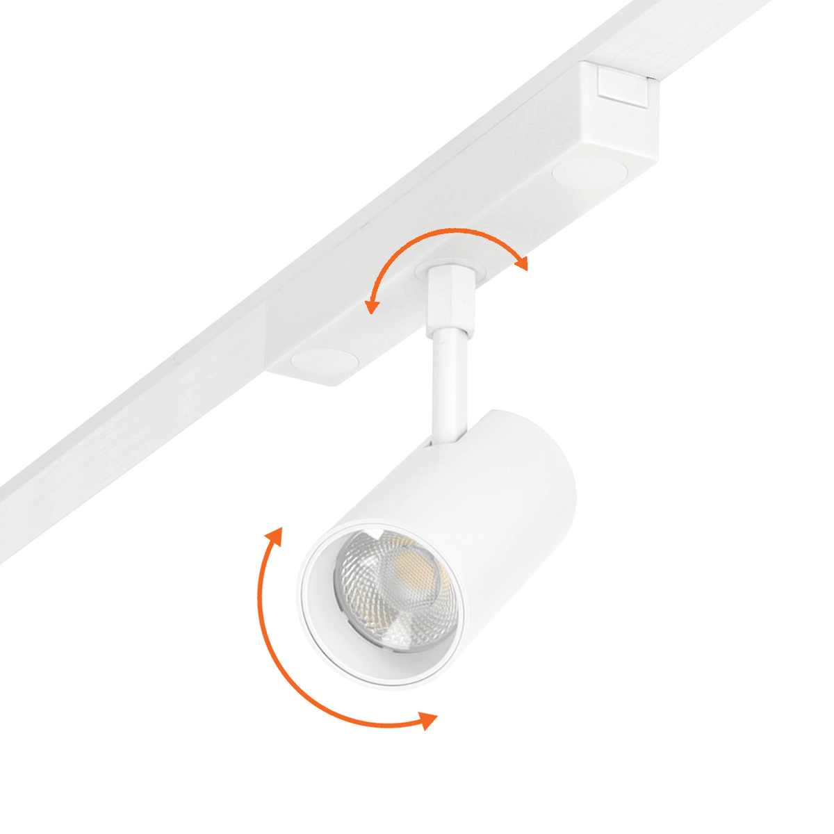 Reflektor Szynowy Magnetyczny LED 10W 3CCT Biały | Do Szyn Natynkowych - LAITICA