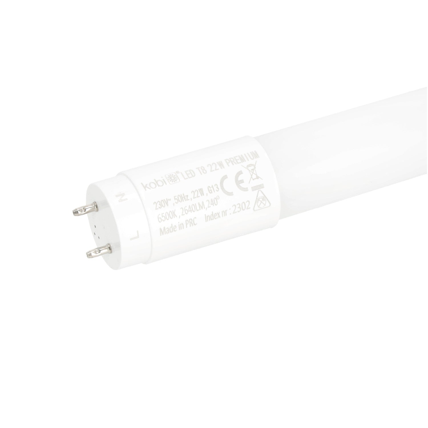 Świetlówka LED T8 22W o długości 150cm barwa zimnobiała 6500K 2640lm - LAITICA