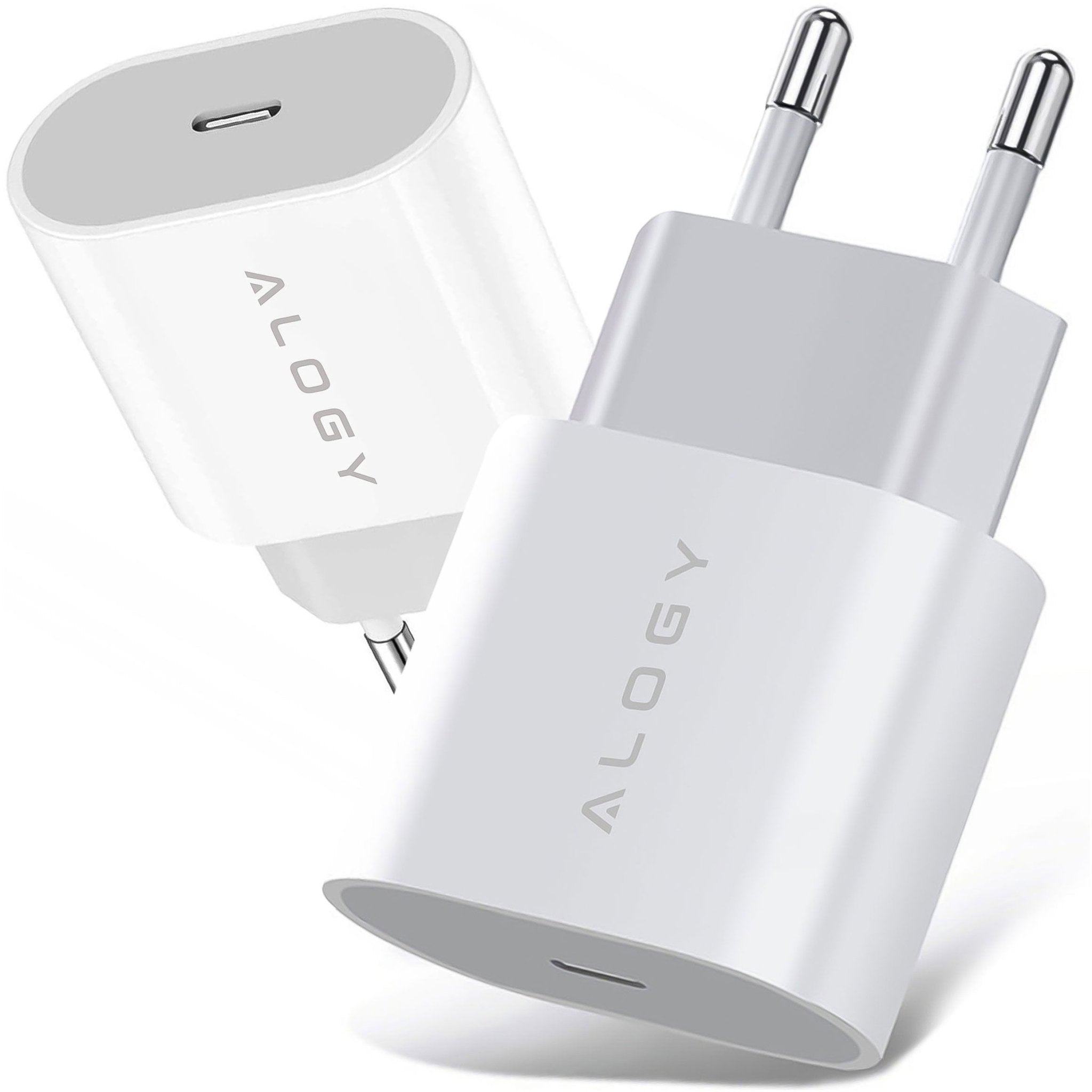 Szybka Ładowarka sieciowa 20W Mocna do iPhone ALOGY USB - C USB typ C PD GaN - LAITICA