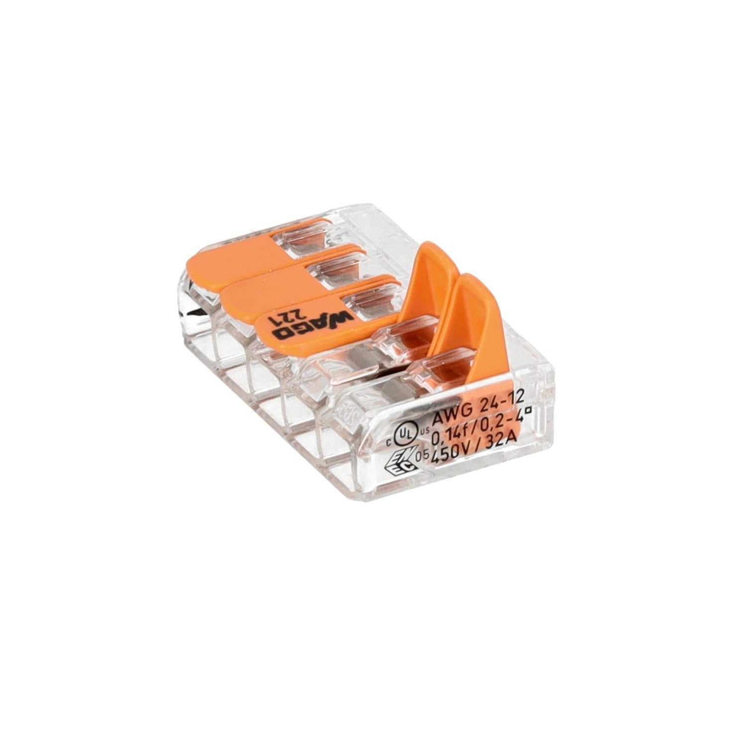 Szybkozłączka WAGO 5 gniazd 0,14 - 4mm 221 - 415 złączka zaciskowa - LAITICA