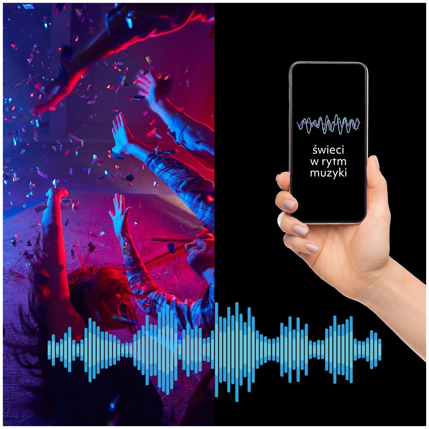 Taśma LED 20M RGB Kolorowa SMART HOME Aplikacja Miganie w Rytm Muzyki PILOT - LAITICA