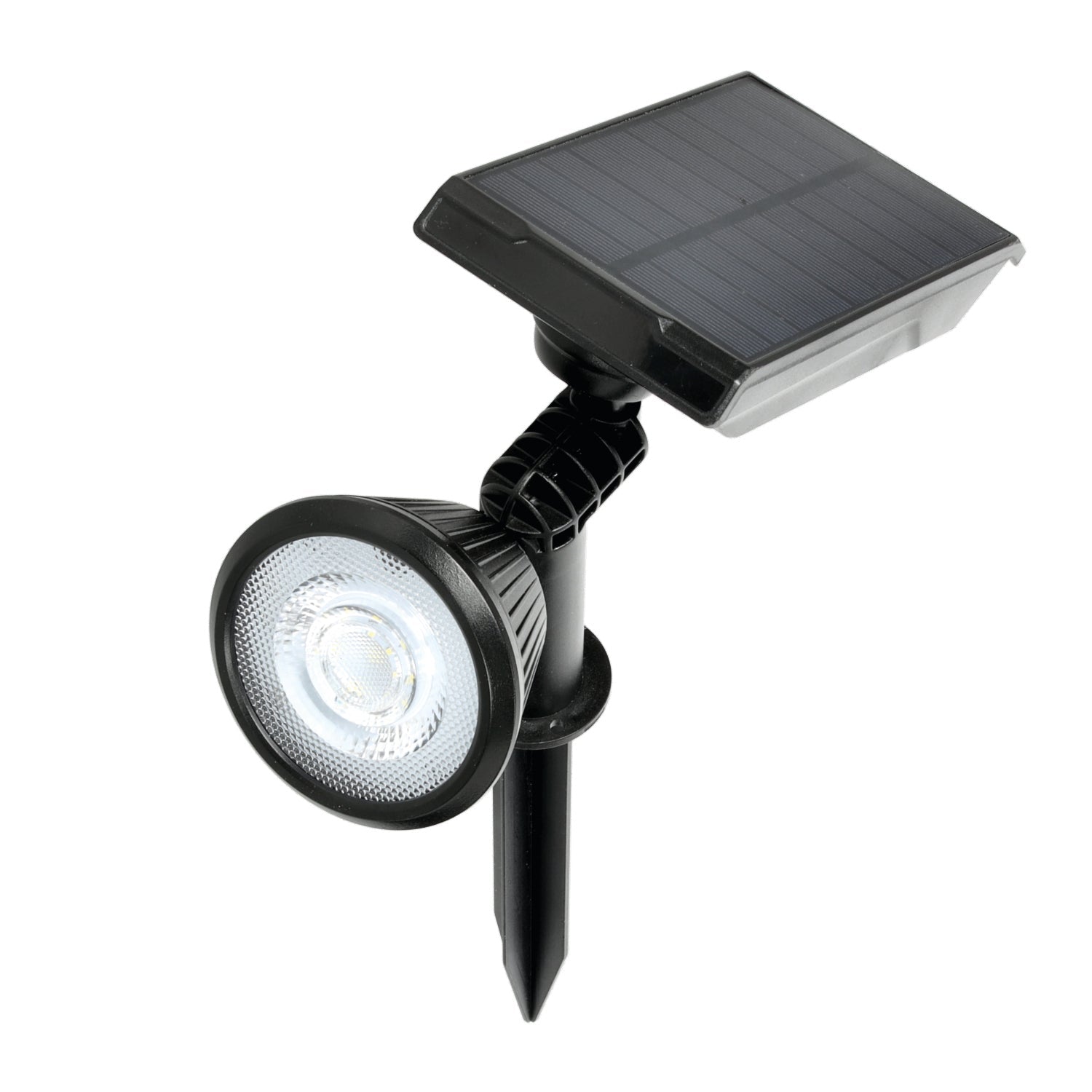 Wbijana lampa solarna CELIN 0,5W do ogrodu BARWA ZIMNA reflektor IP44 - LAITICA