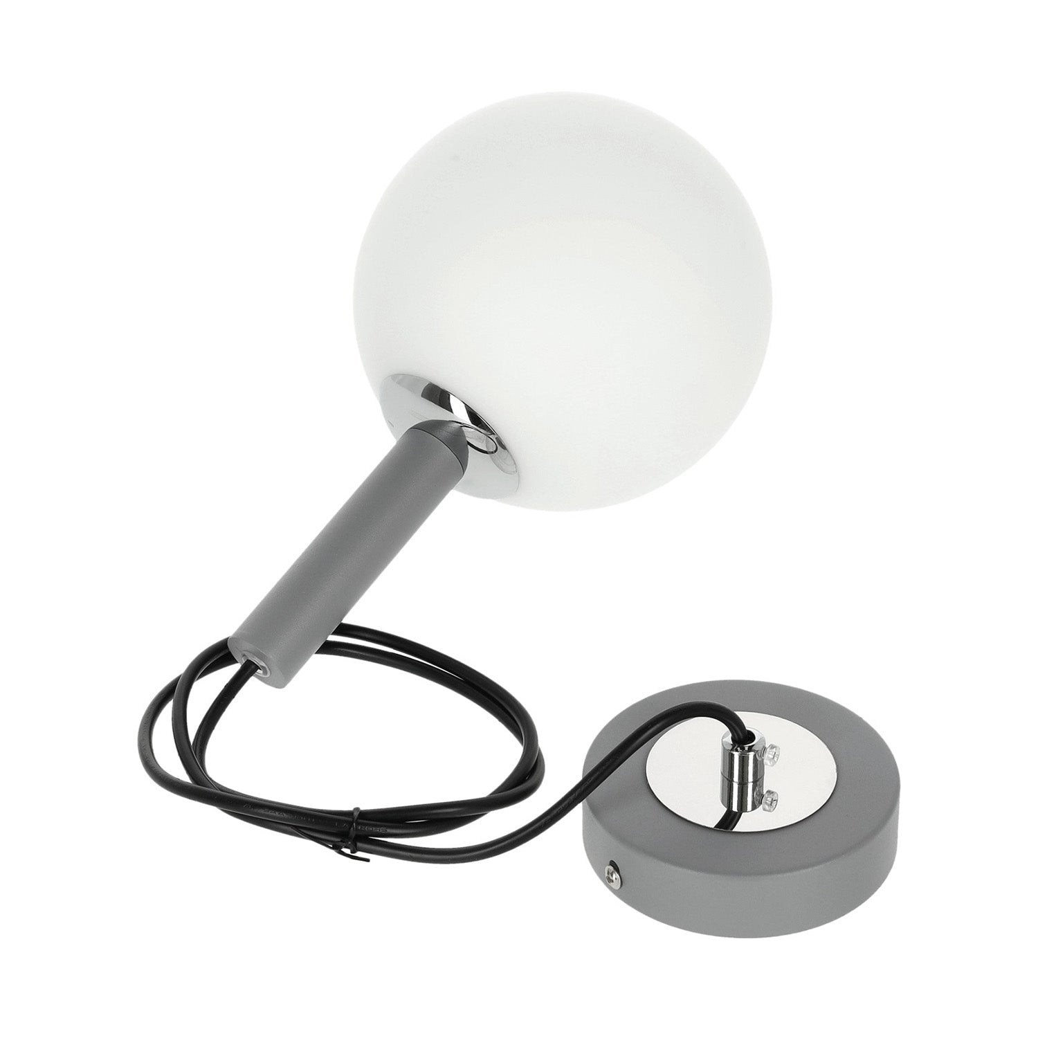 Wisząca Lampa z okrągłym szklanym kloszem 1xG9 Nowoczesna Pojedyncza - LAITICA