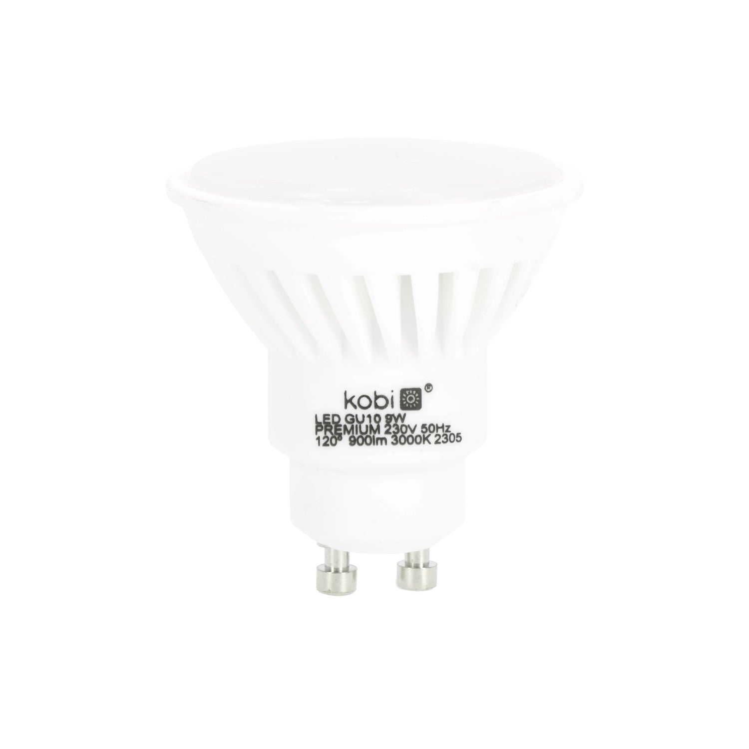 Żarówka ledowa LED GU10 9W barwa ciepłobiała 3000K ceramiczny korpus - LAITICA