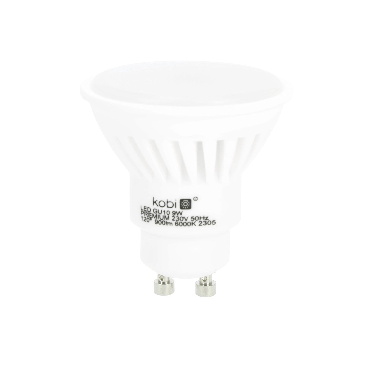 Żarówka ledowa LED GU10 9W barwa zimnobiała 6000K ceramiczny korpus - LAITICA