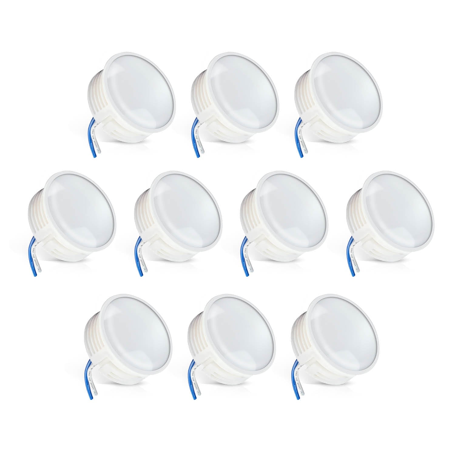 Zestaw 10x moduł LED INSERT 6,5W 6000K MILKY - LAITICA