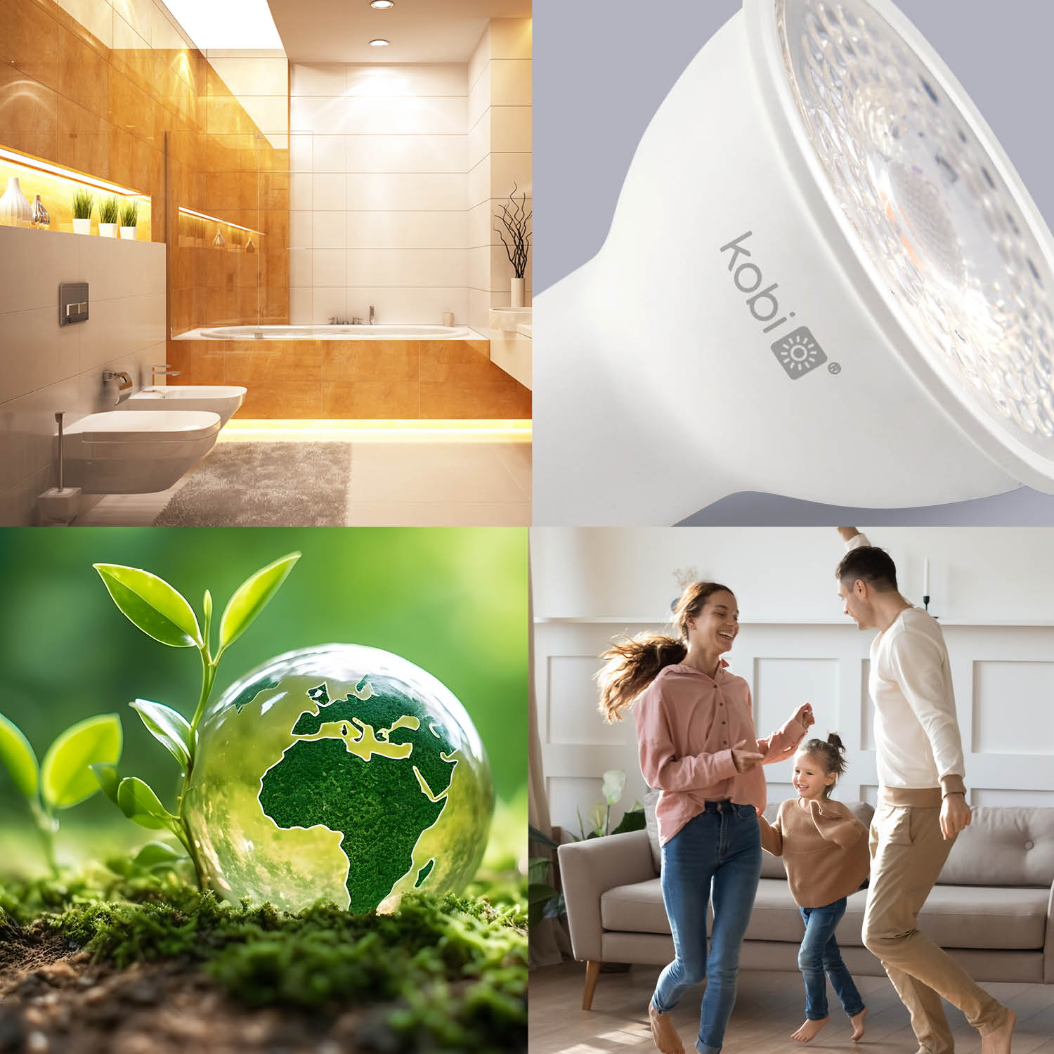 Zestaw 10x Żarówka LED GU10 5W PREMIUM Barwa CIEPŁA Dioda SAMSUNG - LAITICA