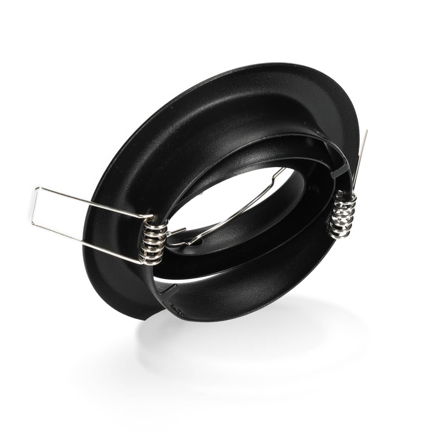 Zestaw 1x oprawa halogenowa LUMO1 mat czarny + LED GU10 5W ciepłobiała PREMIUM - LAITICA