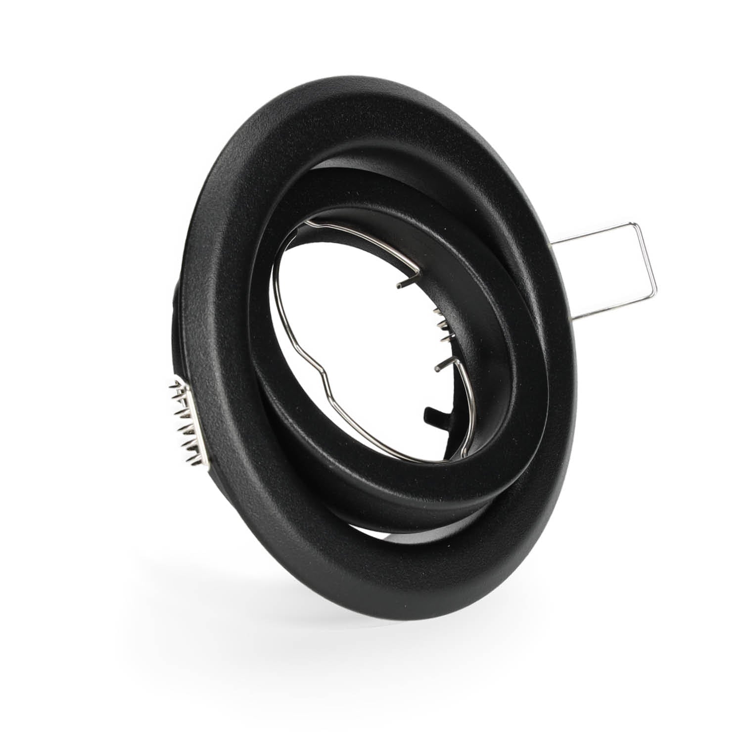 Zestaw 1x oprawa halogenowa LUMO1 mat czarny + LED GU10 5W neutralna biała PREMIUM - LAITICA