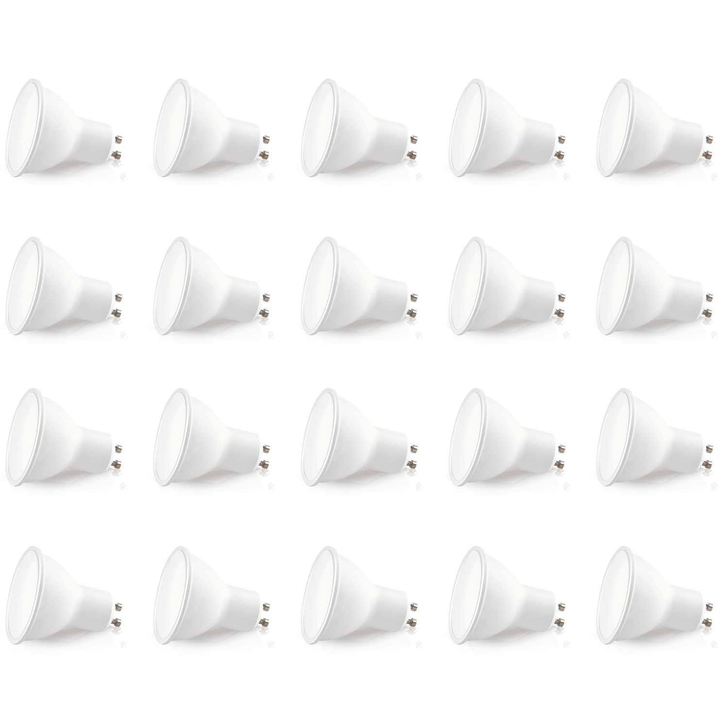 Zestaw 20x Żarówka LED GU10 5W barwa Neutralna Biała 4000K LLS - LAITICA