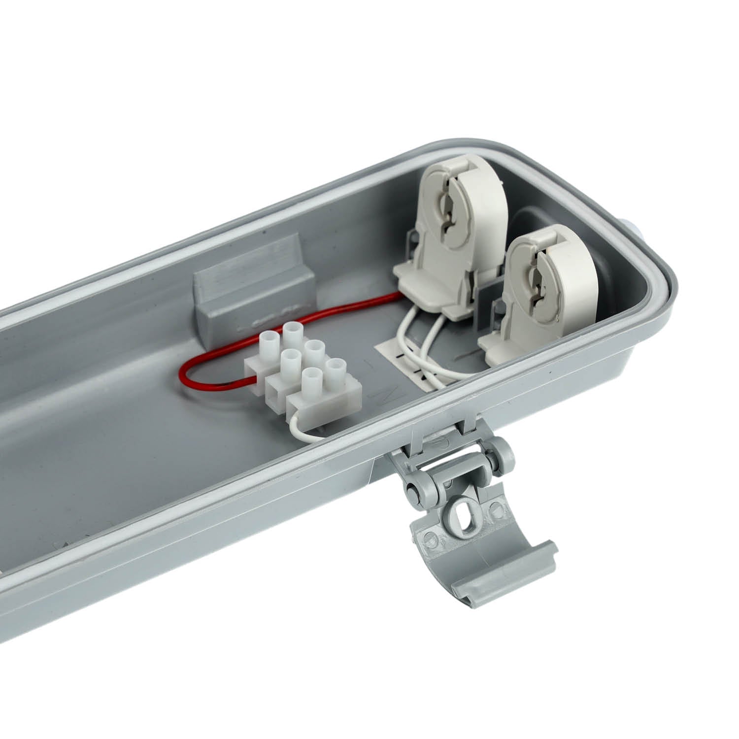 Zestaw 2x oprawa hermetyczna AQUA M 2x120 + 4x LED T8 18W neutralna  - LAITICA
