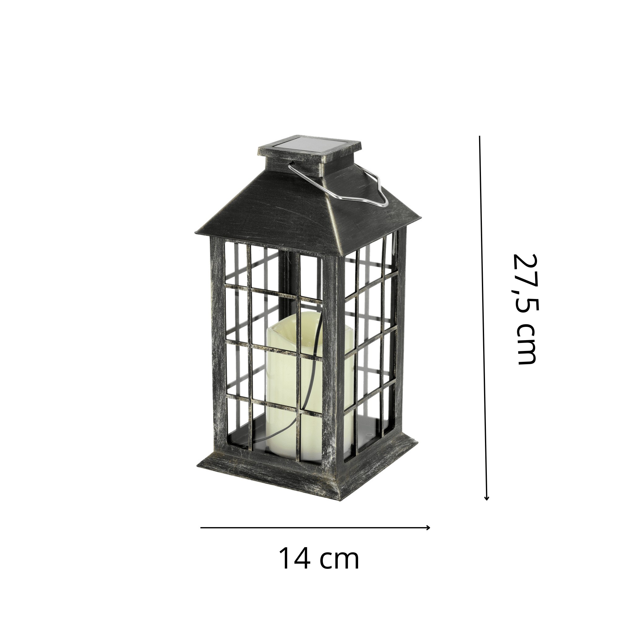 Zestaw 3x Latarenka Solarna LED Lampion Latarnia Lampa Ogrodowa - LAITICA