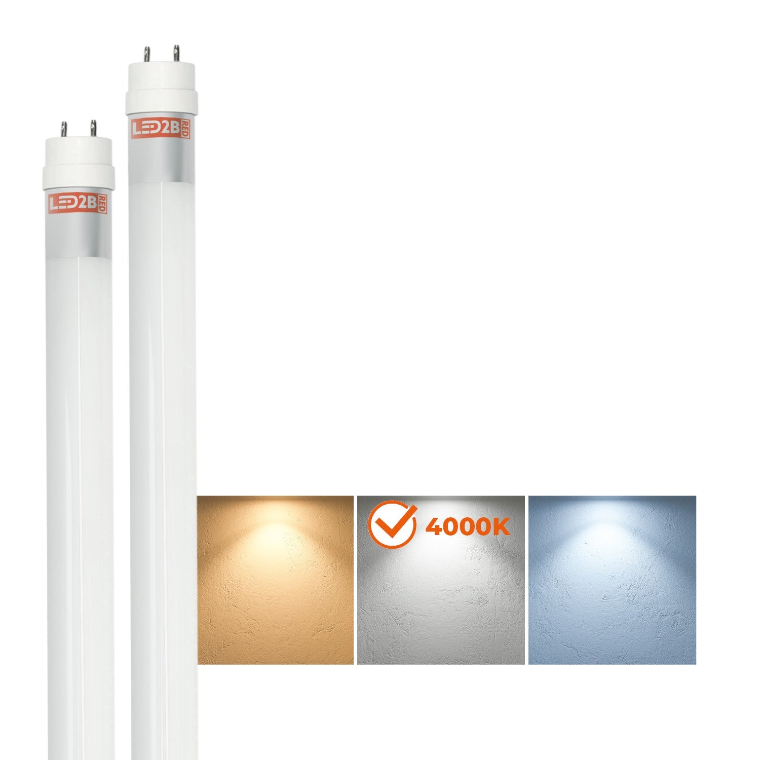 Zestaw 4x oprawa hermetyczna AQUA M 2x120 + 8x świetlówka 18W neutralna - LAITICA