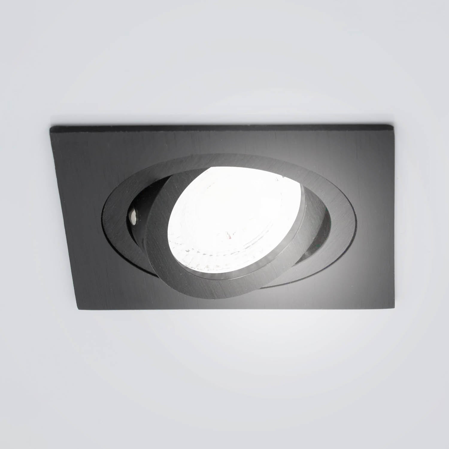 Zestaw 6x ruchoma oprawa halogenowa LUMO9 + LED GU10 5W premium zimnobiała - LAITICA