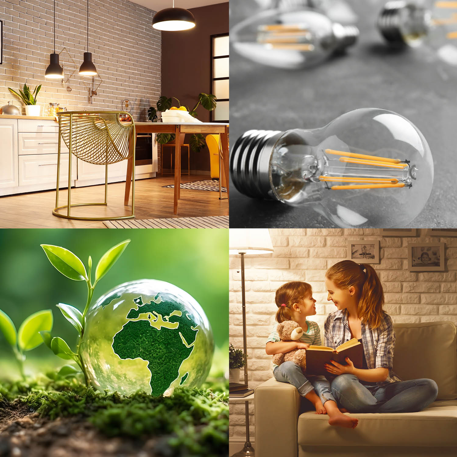 Zestaw 6x Żarówka LED FGS 7W E27 barwa ciepłobiała 360 stopni - LAITICA