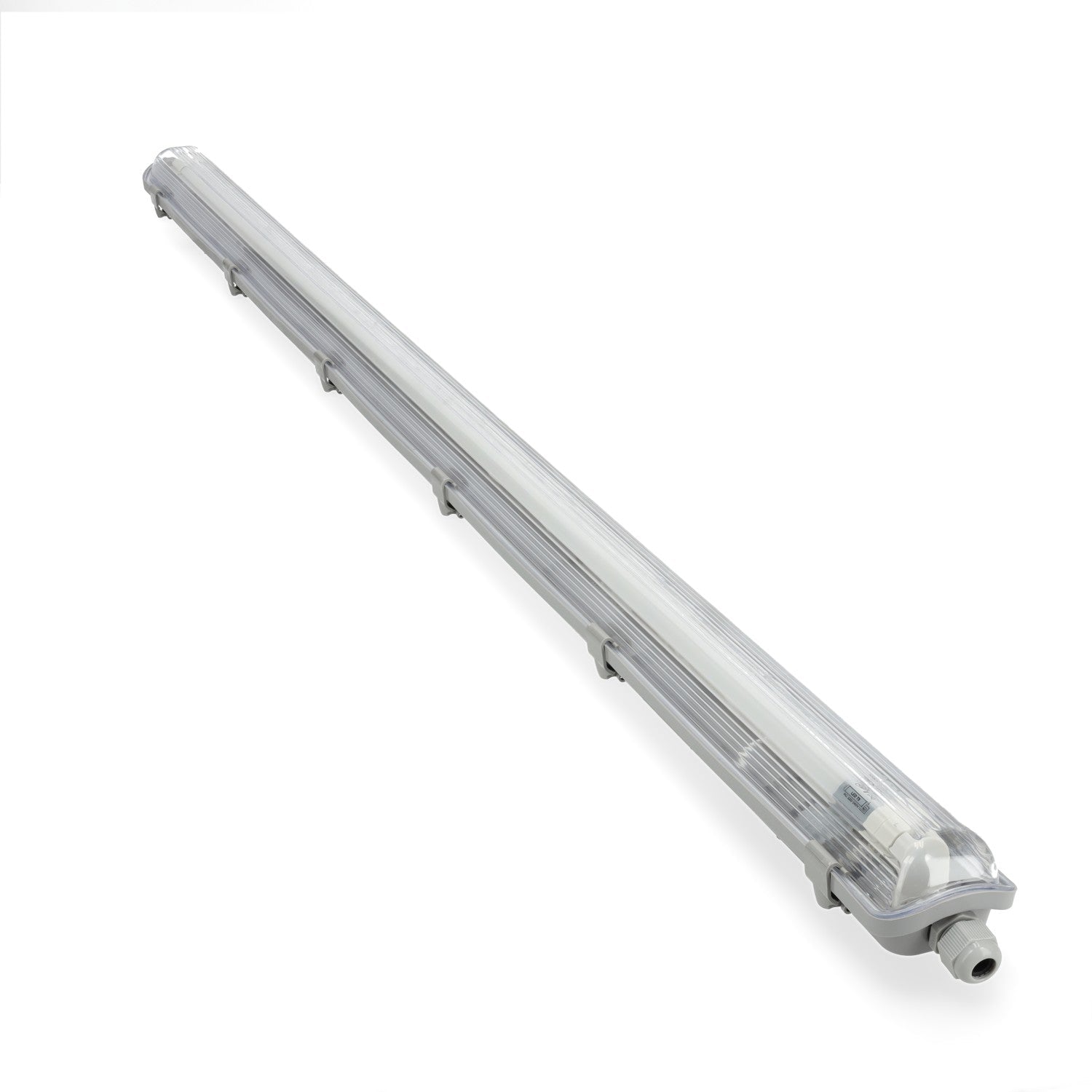 Zestaw oprawa hermetyczna AMPER 1x120 + 2x LED T8 18W barwa neutralna - LAITICA