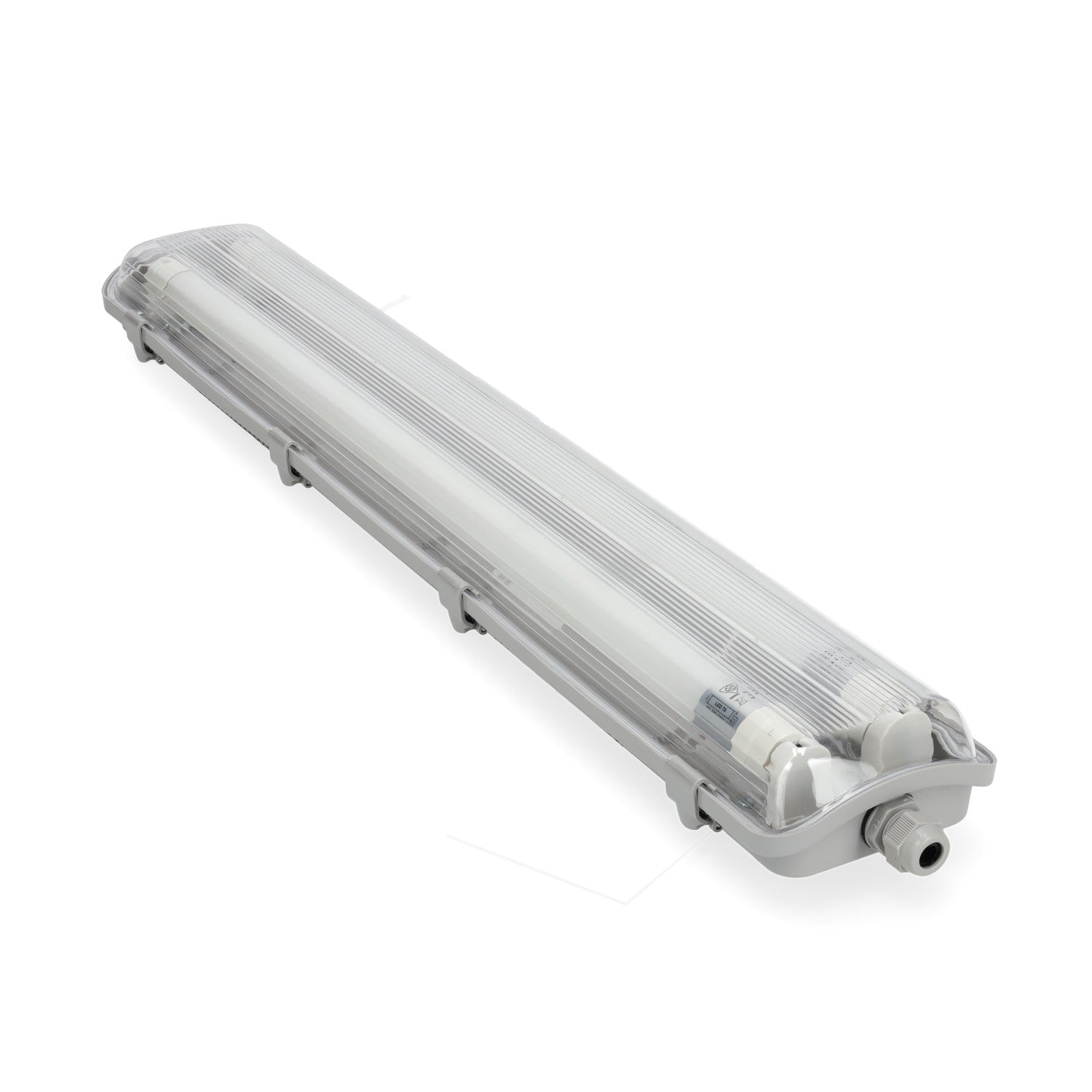 Zestaw oprawa hermetyczna AMPER 2x60 + 2x LED T8 9W barwa neutralna - LAITICA