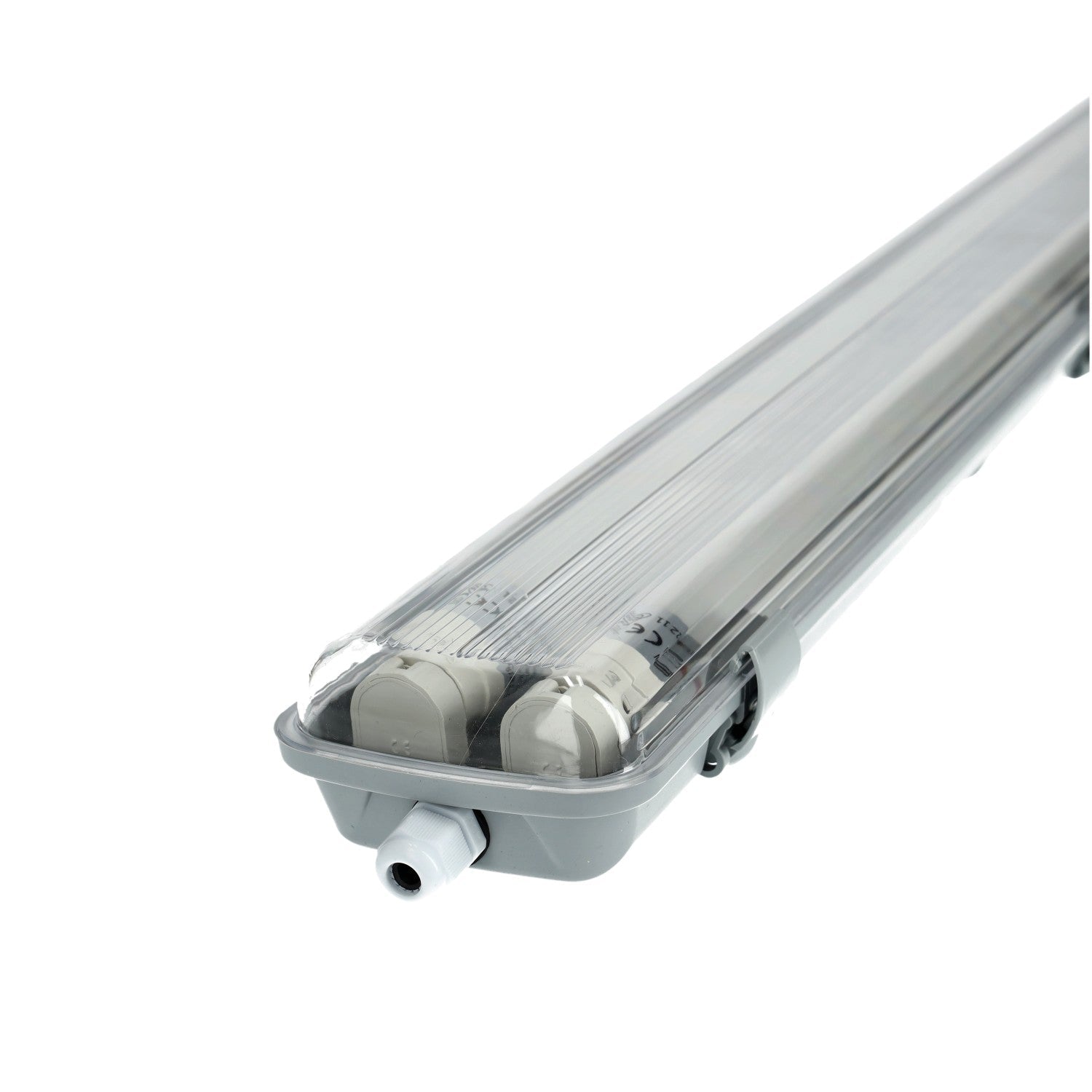 Zestaw oprawa hermetyczna AQUA M 2x120 + 2x LED T8 18W neutralna biała - LAITICA
