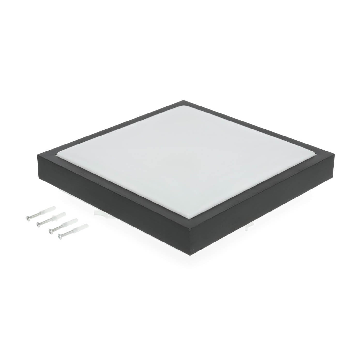 Zestaw oprawa oświetleniowa IMPERA S czarna + 2x żarówka ledowa LED 7W E27 6000K - LAITICA