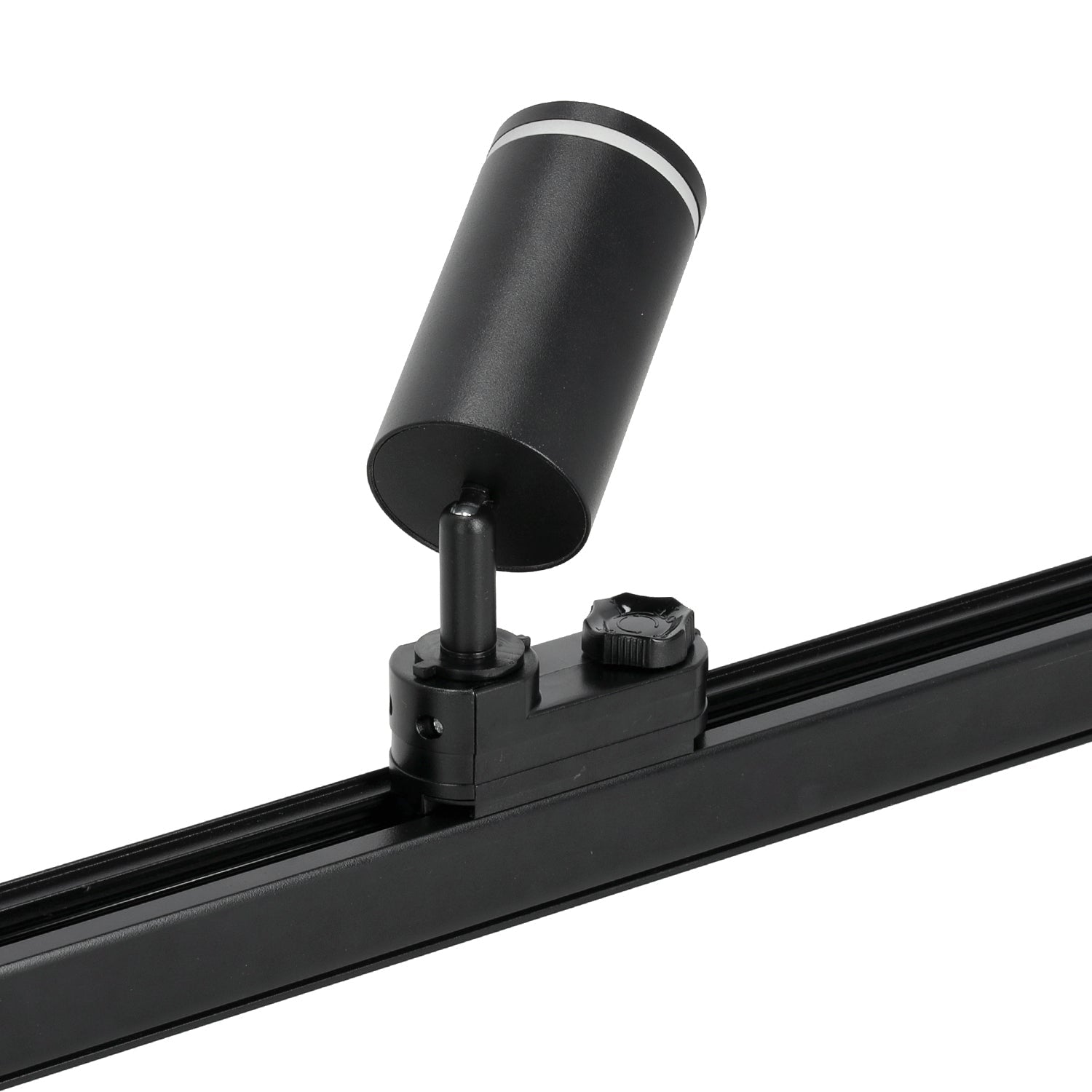 Zestaw Szynowy 3 FAZOWY 2x Lampa na GU10 + Szyna 1m Komplet CZARNY - LAITICA