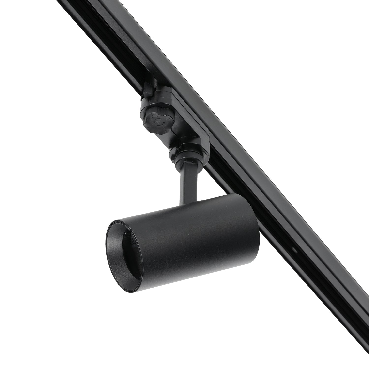 Zestaw szynowy 3 fazowy CZARNY Szyna 1m+2m, 8x Reflektor GU10, Łącznik L - LAITICA