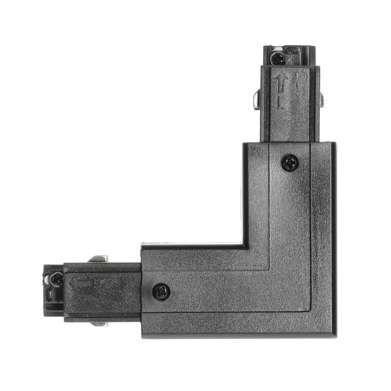 Zestaw szynowy 3 fazowy CZARNY Szyna 1m+2m, 8x Reflektor GU10, Łącznik L - LAITICA