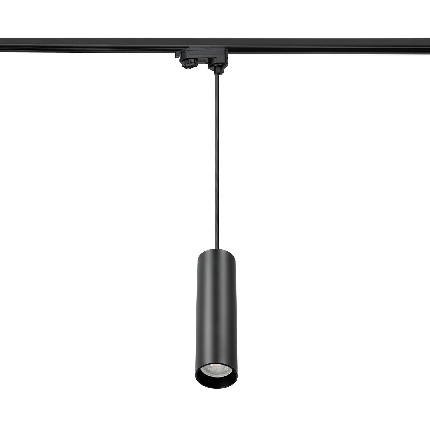 Zestaw szynowy 3 fazowy CZARNY szyna 1m+2m+2m, 10x Lampa, łącznik wew. + L - LAITICA