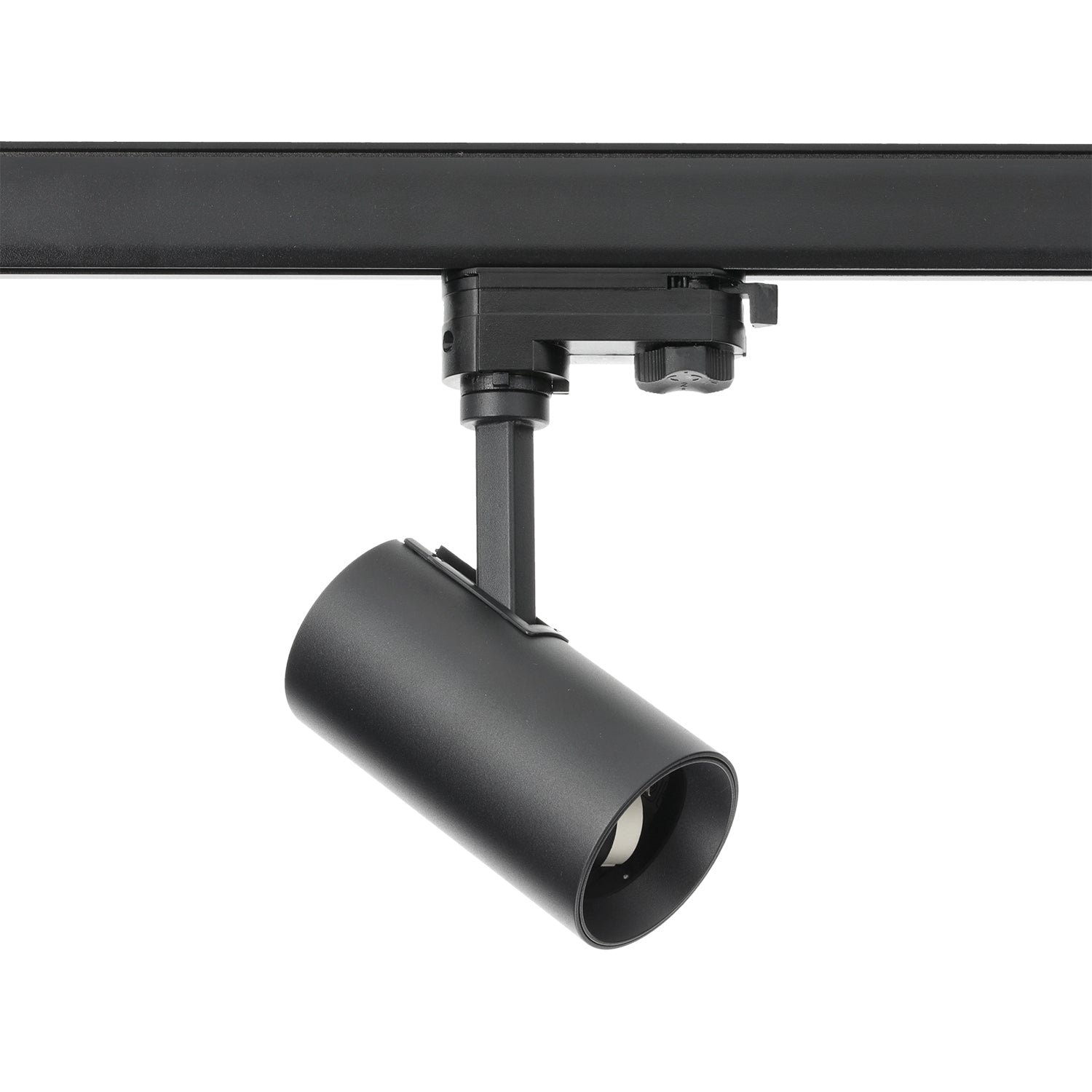 Zestaw szynowy 3 fazowy szyna 1m+1m, L prawy, 4x Lampa, 2x zaślepka CZARNY - LAITICA