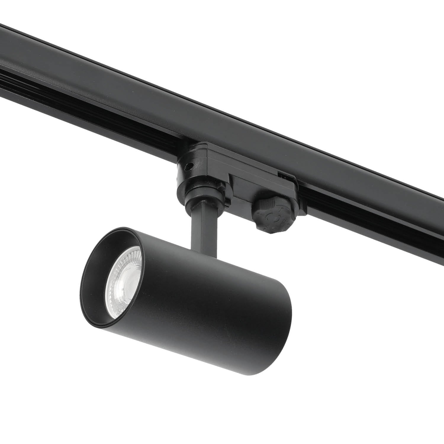 Zestaw szynowy 3 fazowy szyna 1m+1m+1m+1m, 8x Lampa, łącznik X CZARNY - LAITICA