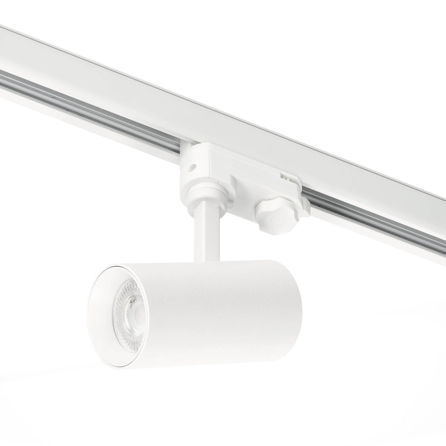 Zestaw szynowy 3 fazowy szyna 1m+2m+2m, 12x Lampa, łącznik T BIAŁY komplet - LAITICA