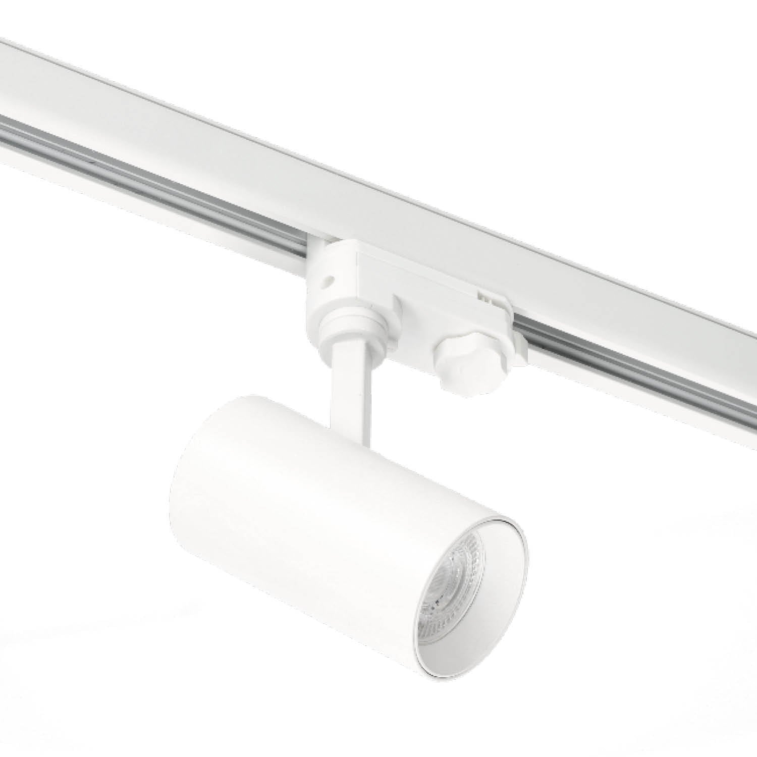 Zestaw szynowy 3 fazowy szyna 2m, 2x Lampa BIAŁY kompletny zestaw - LAITICA