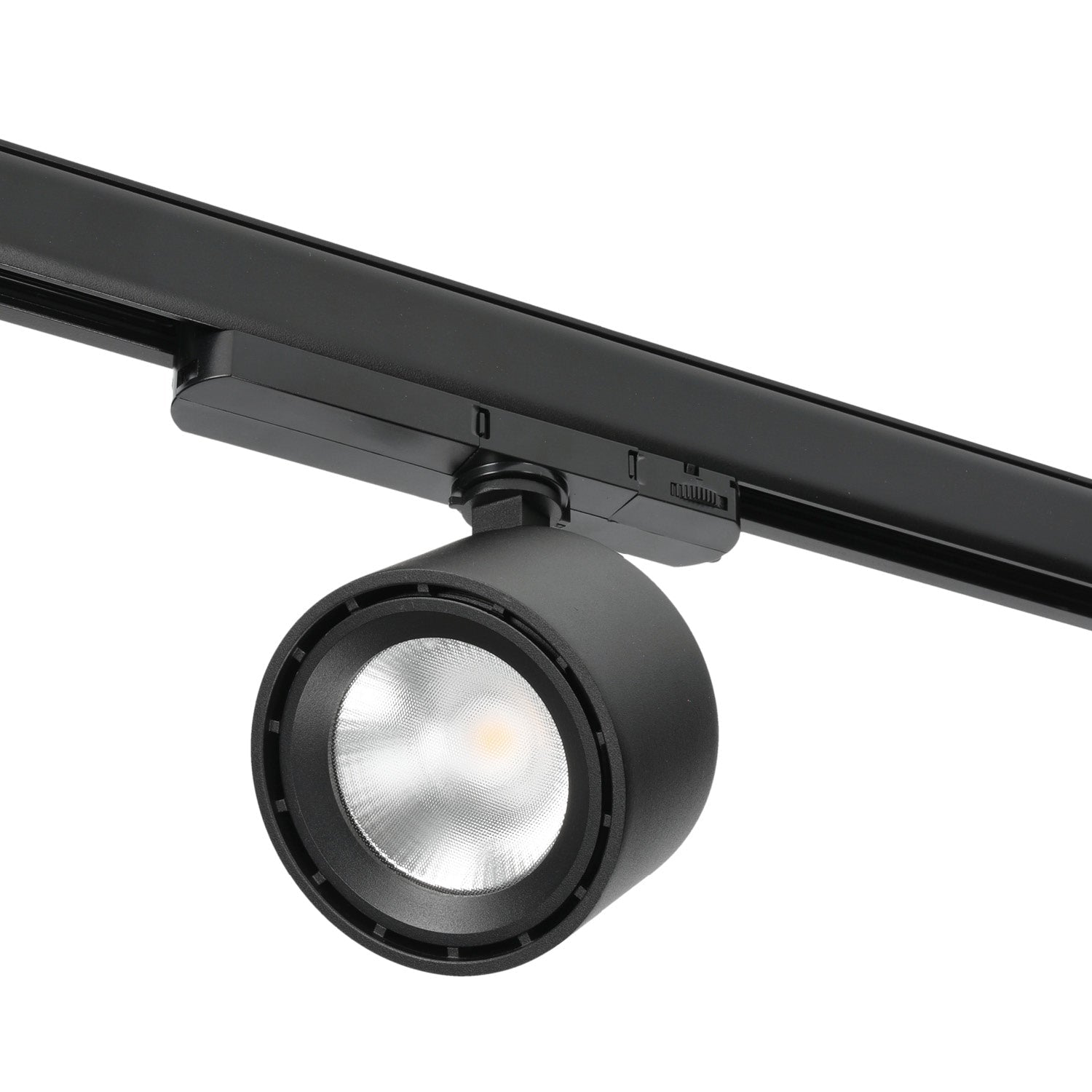 Zestaw szynowy 3 fazowy szyna 2m+2m, 8x LED 10W, łącznik L CZARNY komplet - LAITICA