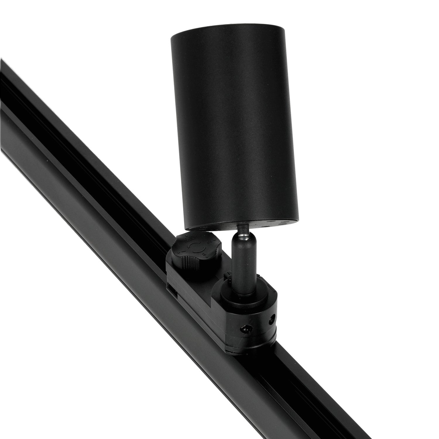 Zestaw szynowy 3 fazowy szyna czarna 2m+1m, 6x Lampa BIAŁA+CZARNA, łącznik L - LAITICA