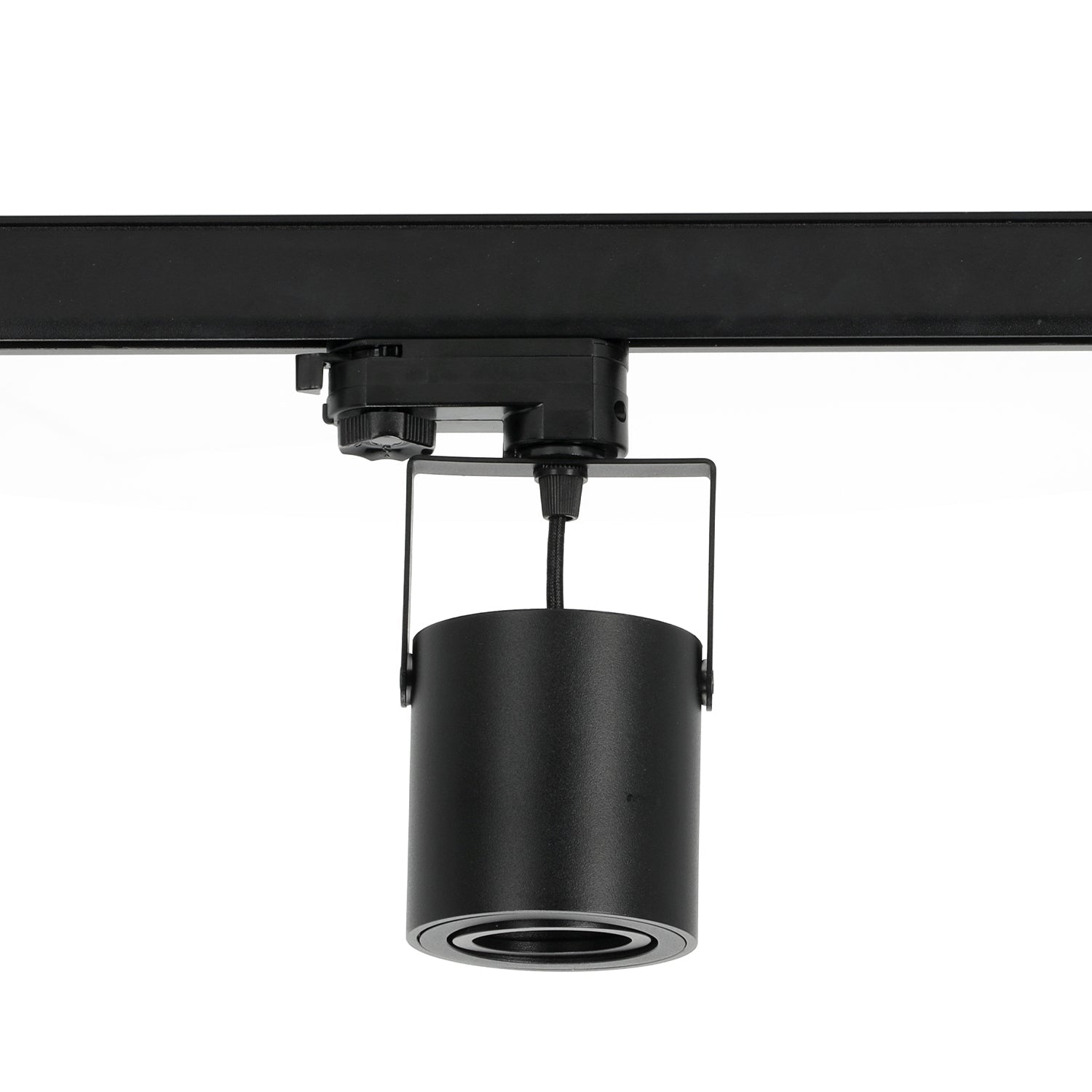 Zestaw Szynowy Czarny 3 fazowy 8x Reflektor + Szyna 1m+1m+2m + Łącznik T - LAITICA